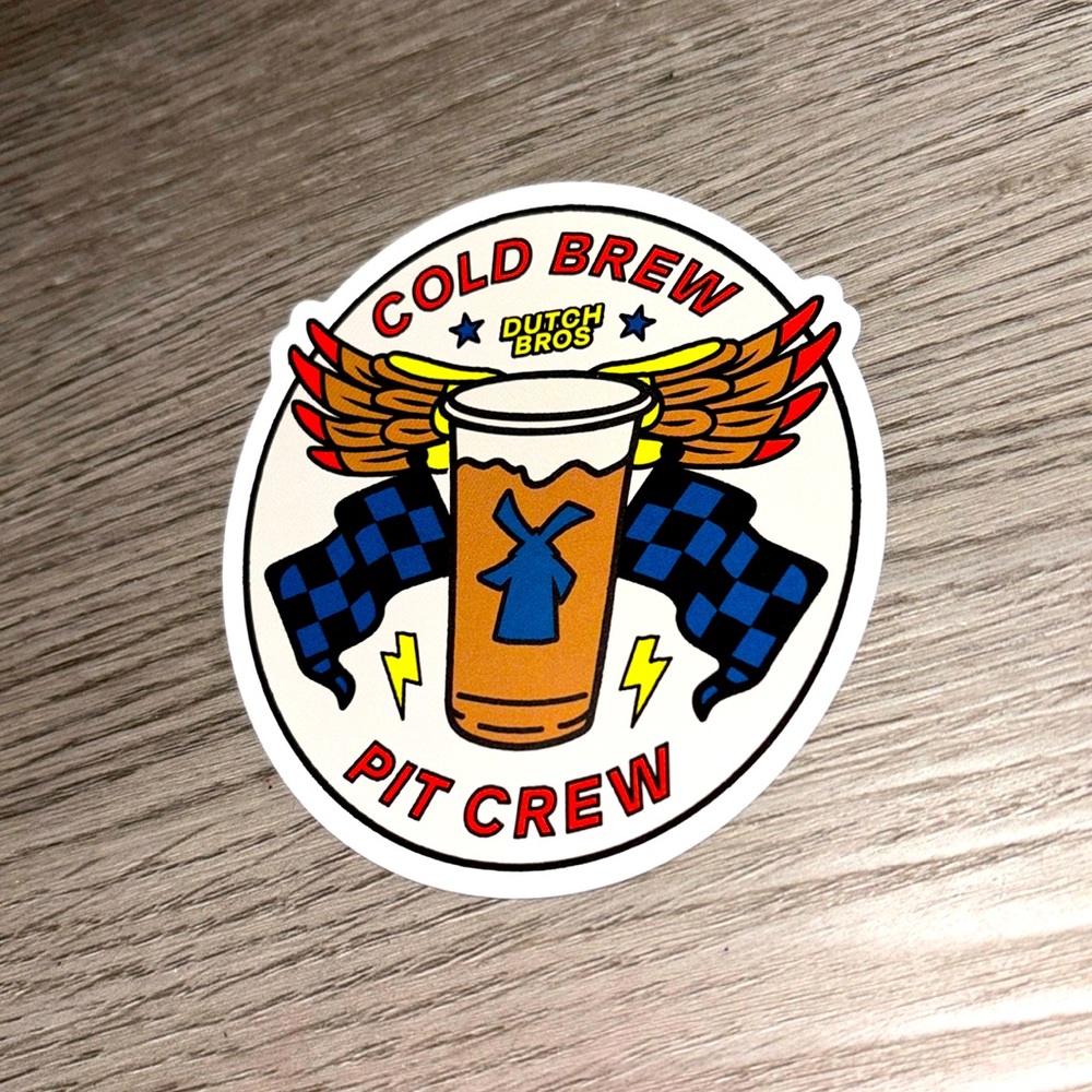 Dutch Bros Sticker Cold Brew Day 2024 Scratch and Sniff